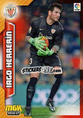 Sticker Iago Herrerín - Liga 2016-2017. Megacracks n. 31 - Panini