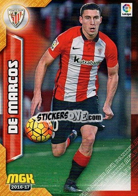 Sticker De Marcos - Liga 2016-2017. Megacracks n. 32 - Panini