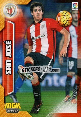 Sticker San José - Liga 2016-2017. Megacracks - Panini