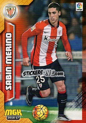 Figurina Sabin Merino - Liga 2016-2017. Megacracks n. 48 - Panini
