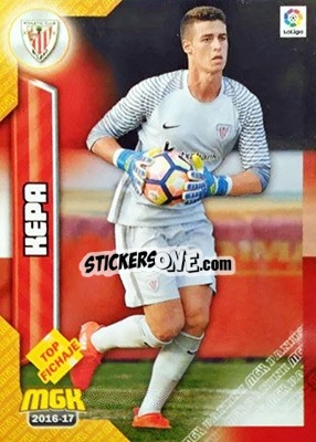 Sticker Kepa - Liga 2016-2017. Megacracks - Panini