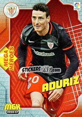 Sticker Aduriz - Liga 2016-2017. Megacracks - Panini