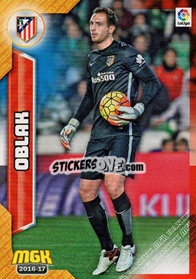 Sticker Oblak - Liga 2016-2017. Megacracks n. 57 - Panini