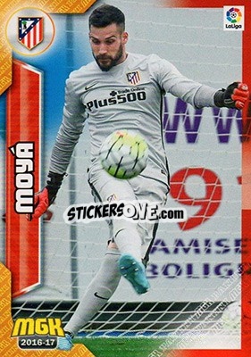 Sticker Moyá - Liga 2016-2017. Megacracks n. 58 - Panini