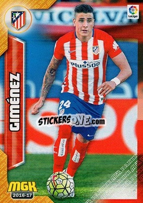 Sticker Jose Giménez - Liga 2016-2017. Megacracks n. 60 - Panini