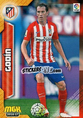 Cromo Godín - Liga 2016-2017. Megacracks - Panini