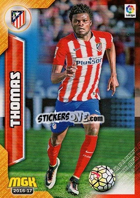 Sticker Thomas Partey - Liga 2016-2017. Megacracks n. 68 - Panini
