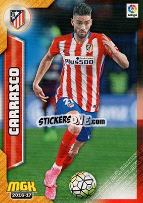 Sticker Carrasco - Liga 2016-2017. Megacracks - Panini