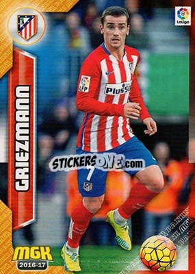 Sticker Griezmann - Liga 2016-2017. Megacracks n. 73 - Panini