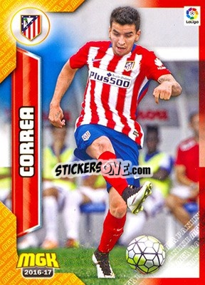 Sticker Correa - Liga 2016-2017. Megacracks - Panini