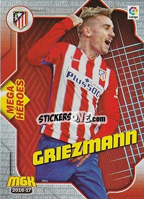 Cromo Griezmann - Liga 2016-2017. Megacracks - Panini