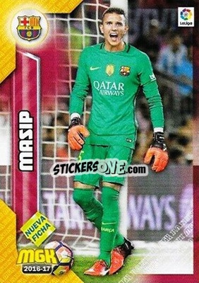 Sticker Masip - Liga 2016-2017. Megacracks n. 84bis - Panini