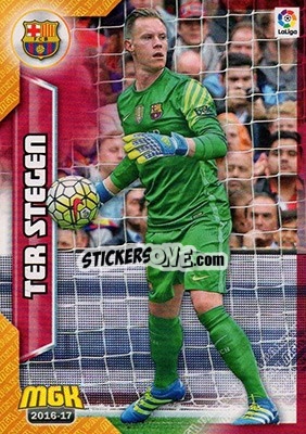 Cromo Ter Stegen - Liga 2016-2017. Megacracks n. 85 - Panini