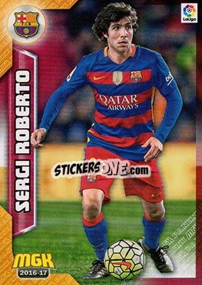 Sticker Sergi Roberto - Liga 2016-2017. Megacracks n. 94 - Panini
