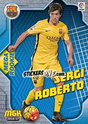 Sticker Sergi Roberto - Liga 2016-2017. Megacracks - Panini