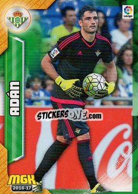 Sticker Adán - Liga 2016-2017. Megacracks - Panini