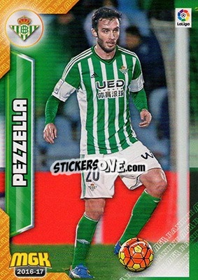 Sticker Pezzella - Liga 2016-2017. Megacracks - Panini