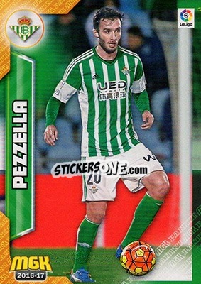 Sticker Pezzella - Liga 2016-2017. Megacracks n. 114 - Panini