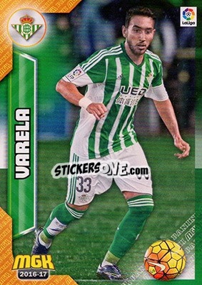 Sticker Varela - Liga 2016-2017. Megacracks - Panini