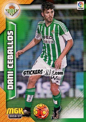 Sticker Dani Ceballos - Liga 2016-2017. Megacracks n. 123 - Panini