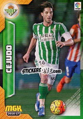 Sticker Cejudo - Liga 2016-2017. Megacracks - Panini