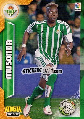 Sticker Musonda - Liga 2016-2017. Megacracks n. 128 - Panini