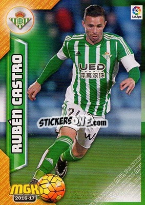 Sticker Rubén Castro - Liga 2016-2017. Megacracks - Panini