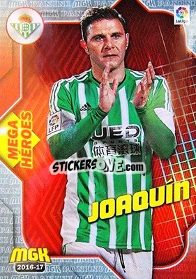 Cromo Joaquín - Liga 2016-2017. Megacracks - Panini