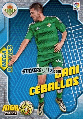 Cromo Dani Ceballos - Liga 2016-2017. Megacracks - Panini