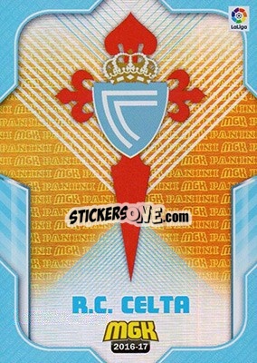 Sticker Escudo Celta - Liga 2016-2017. Megacracks - Panini