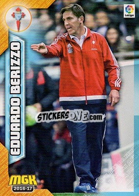 Sticker Eduardo Berizzo - Liga 2016-2017. Megacracks - Panini