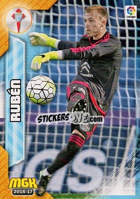 Sticker Rubén - Liga 2016-2017. Megacracks - Panini
