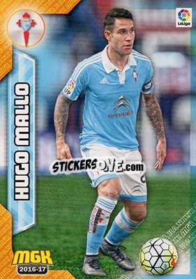 Sticker Hugo Mallo - Liga 2016-2017. Megacracks - Panini