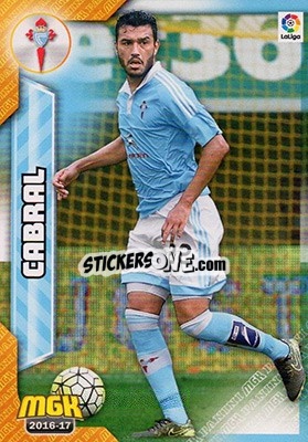 Sticker Cabral - Liga 2016-2017. Megacracks n. 142 - Panini