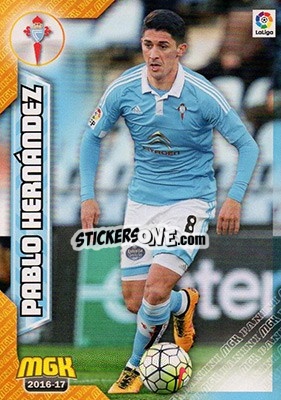 Sticker Pablo Hernández - Liga 2016-2017. Megacracks n. 150 - Panini