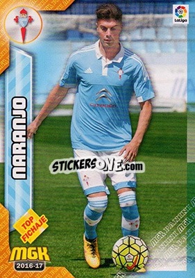 Sticker Naranjo - Liga 2016-2017. Megacracks n. 157 - Panini