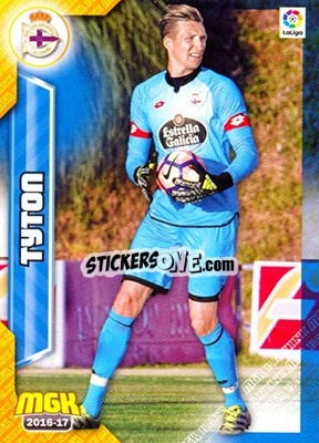 Sticker Tyton - Liga 2016-2017. Megacracks - Panini