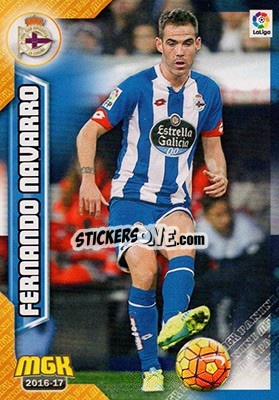 Sticker Fernando Navarro - Liga 2016-2017. Megacracks - Panini
