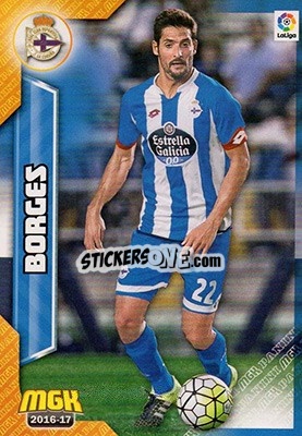 Sticker Borges - Liga 2016-2017. Megacracks - Panini