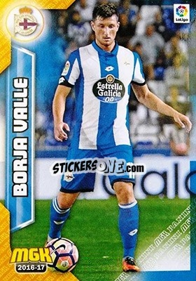 Sticker Borja Valle - Liga 2016-2017. Megacracks n. 180 - Panini
