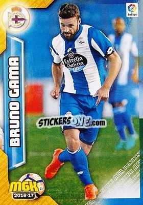 Sticker Bruno Gama - Liga 2016-2017. Megacracks - Panini