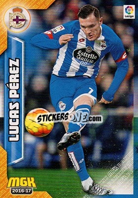 Sticker Lucas Pérez - Liga 2016-2017. Megacracks - Panini