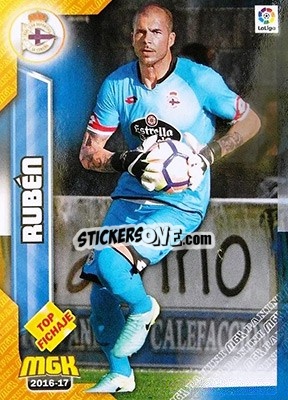 Cromo Rubén - Liga 2016-2017. Megacracks n. 184 - Panini