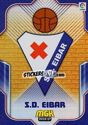 Sticker Escudo Eibar - Liga 2016-2017. Megacracks - Panini