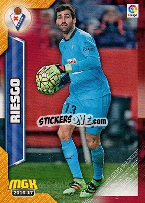 Sticker Riesgo - Liga 2016-2017. Megacracks - Panini