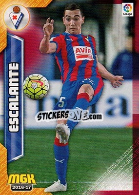 Sticker Escalante - Liga 2016-2017. Megacracks - Panini