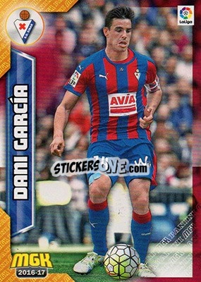 Sticker Dani García - Liga 2016-2017. Megacracks n. 201 - Panini