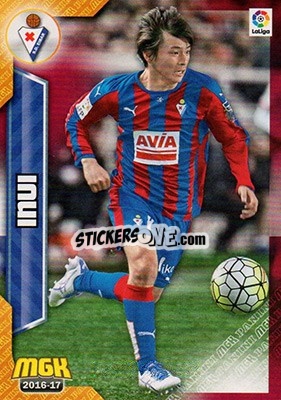 Cromo Inui - Liga 2016-2017. Megacracks - Panini