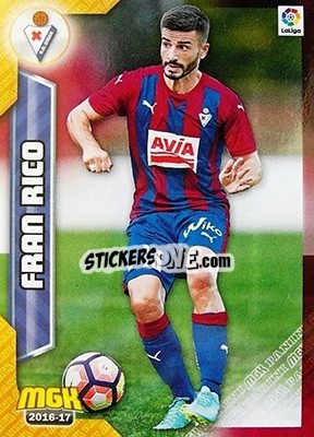 Figurina Fran Rico - Liga 2016-2017. Megacracks - Panini