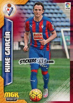 Cromo Kike García - Liga 2016-2017. Megacracks - Panini